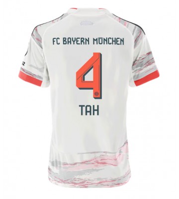 Bayern Munich Jonathan Tah #4 Udebanetrøje Dame 2025-26 Kortærmet